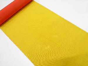 アンティーク　無地　リバーシブル　八寸帯地反物